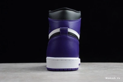 PURPLE JORDAN HIGH 1 AIR COURT 0719